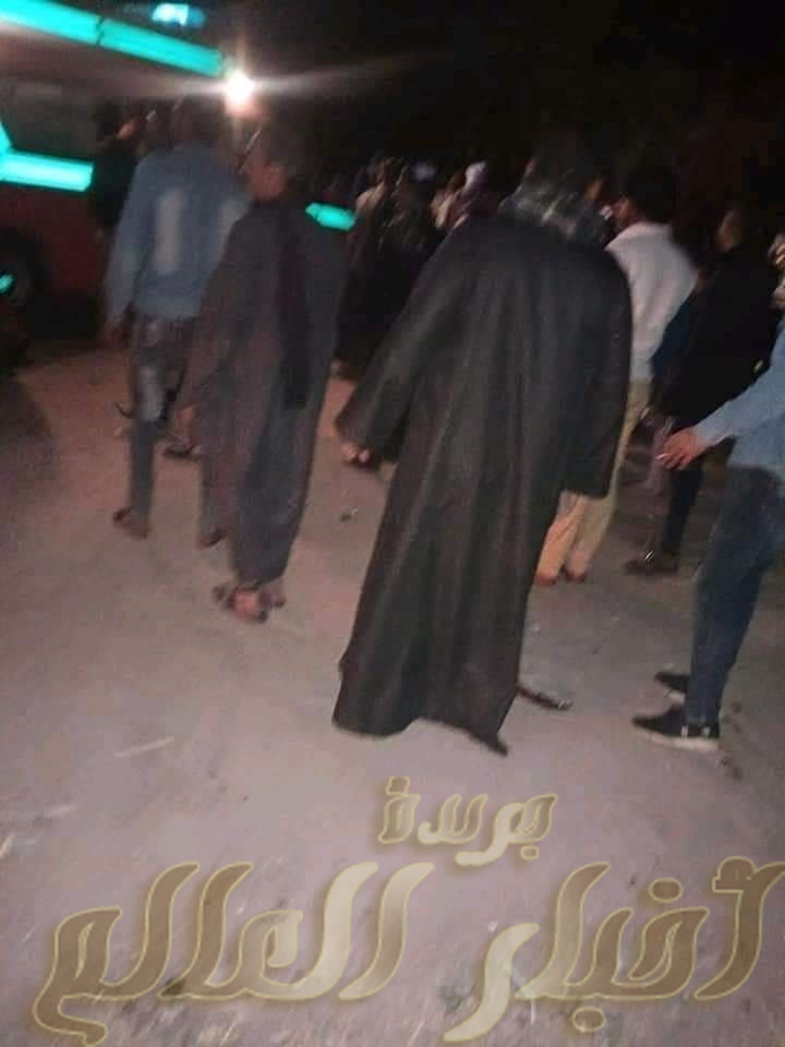 اصابة 4 اشخاص فى تصادم تروسكل مع موتوسكل فى قرية بطهطا سوهاج