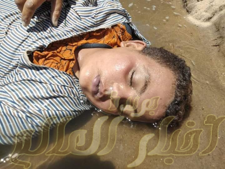 صورة للطفل الغريق مجهول الهوية فى دار السلام سوهاج