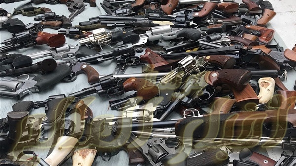 ضبط وشة لتصنيع الاسحلة النارية والعثور على كمية اسلحة بها فى المنشاه سوهاج