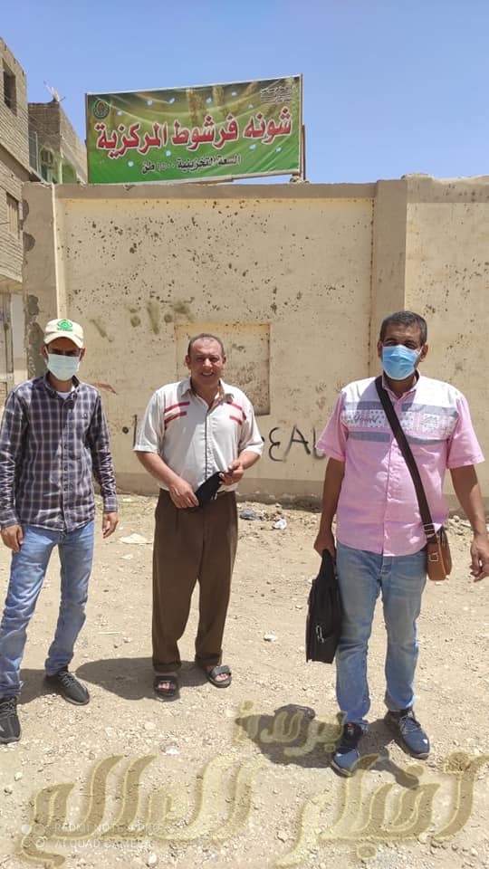 متابعة مستمرة من هيئة سلامة الغذاء للجان أستلام القمح المحلي بقن