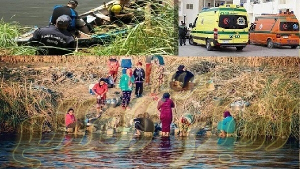 مصرع ربة منزل غرقا عقب سقوطها في ترعة اثناء تشوينها كميه بوص فى جرجا سوهاج