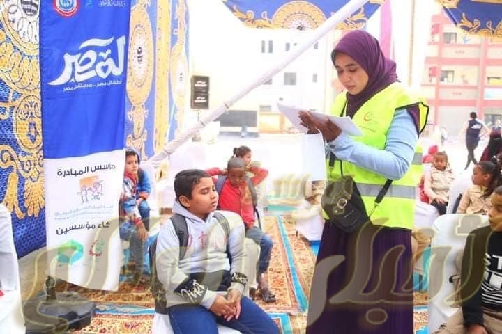 توقع الكشف على 2937 طالب بالوقف ضمن مبادرة "لمصر" لدعم صحة أطفال المدارس