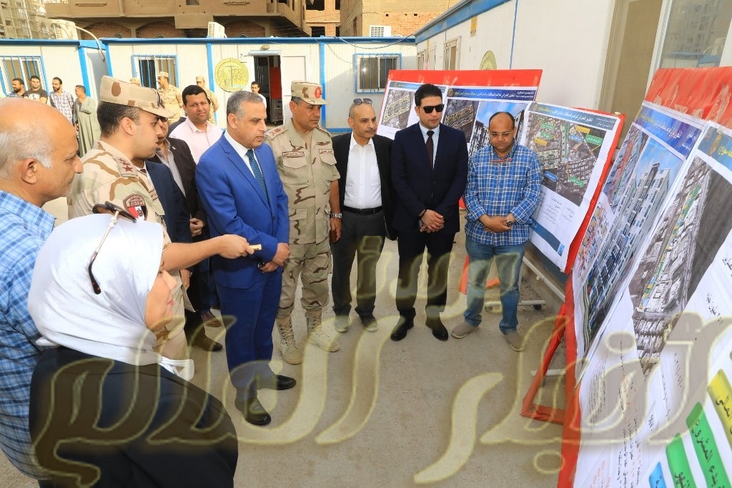 محافظ سوهاج يتفقد عمارات مشروع " التطوير العمراني لعواصم المحافظات والمدن الكبرى